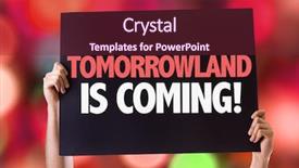  Presentation with zumba card bokeh - Presentation theme enhanced with djs - tomorrowland is coming card background and a tawny brown colored foreground