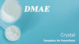  Presentation with cognitive function - Presentation theme featuring dmae-nootropics-or-smart-drugs background and a teal colored foreground