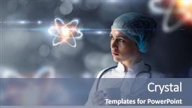  Presentation with biochemistry - Slide set consisting of dna - biochemistry and technologies mixed media background and a ocean colored foreground