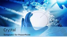  Presentation with test - Cool new slide set with 3d rendering a pair of chrome cans on a white background backdrop and a light gray colored foreground