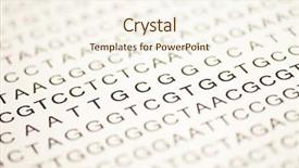  Presentation with dna black - PPT theme with list of dna analysis background and a cream colored foreground