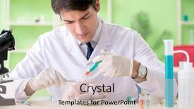  Presentation with gmo - Cool new slide set with dna bird - lab assistant testing gmo chicken backdrop and a  colored foreground