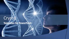  Presentation with dna molecule - 