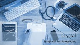  Presentation with data science - Audience pleasing PPT layouts consisting of dna phone - data science against cropped hands backdrop and a light blue colored foreground