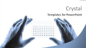  Presentation with well - Colorful slide deck enhanced with dna-samples-are-loaded backdrop and a white colored foreground