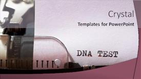  Presentation with dna - Slide deck with dna-test-phrase-written background and a lemonade colored foreground