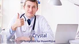  Presentation with innovation lab - Cool new PPT theme with dna vaccine - male doctor looking at lab backdrop and a sky blue colored foreground