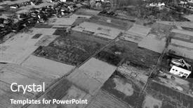  Presentation with infrared - Presentation theme enhanced with dnepro - infrared filter aerial view background and a gray colored foreground