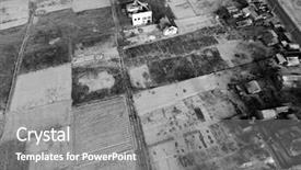  Presentation with infrared - Beautiful presentation theme featuring dnepro - infrared filter aerial view backdrop and a gray colored foreground