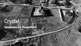  Presentation with infrared - Cool new presentation theme with dnepro - infrared filter aerial view backdrop and a  colored foreground