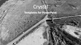  Presentation with infrared - PPT theme enhanced with dnepro - infrared filter aerial view background and a  colored foreground