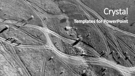  Presentation with infrared - Colorful theme enhanced with dnepro - infrared filter aerial view backdrop and a  colored foreground