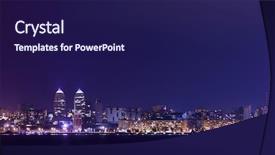  Presentation with prut river - Amazing PPT theme having dnepropetrovsk - night skyline of dnipropetrovsk backdrop and a  colored foreground