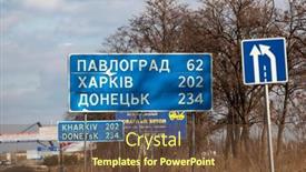  Presentation with driving road - 