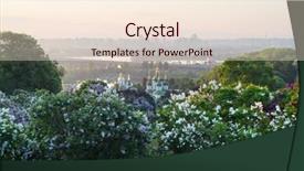  Presentation with garden city - Slide set consisting of dnipr - spring landscape city of kiev background and a lemonade colored foreground