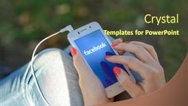  Presentation with facebook - PPT theme enhanced with dnipropetrovsk-ukraine-september-18-2014 background and a tawny brown colored foreground