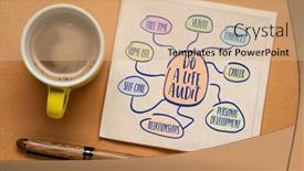  Presentation with audit - Presentation having do-a-life-audit-inspirational background and a coral colored foreground