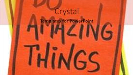  Presentation with black ink - Beautiful slides featuring do-amazing-things-inspirational-reminder backdrop and a red colored foreground