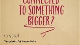  Presentation with self reflection - Theme with do-i-feel-connected and a  colored foreground