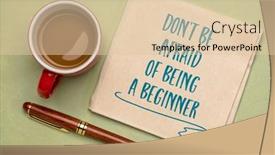  Presentation with personal development - Cool new presentation theme with do-not-be-afraid backdrop and a lemonade colored foreground