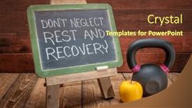  Presentation with inspirational - Presentation theme enhanced with do-not-neglect-rest background and a tawny brown colored foreground