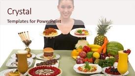  Presentation with foods - PPT theme with do the right thing choose background and a lemonade colored foreground