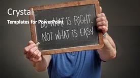  Presentation with mentor - PPT layouts with do-what-is-right background and a  colored foreground