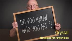  Presentation with self development - Presentation featuring do-you-know background and a tawny brown colored foreground