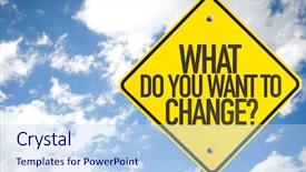  Presentation with change - Colorful PPT theme enhanced with do you want to change backdrop and a light blue colored foreground