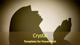  Presentation with woman muslim - PPT theme having doa - muslim woman praying abstract silhouette background and a  colored foreground