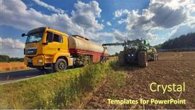  Presentation with fertilization - Cool new PPT theme with dobrany-czech-republic-july-21 backdrop and a tawny brown colored foreground