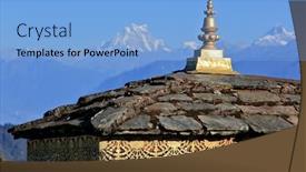  Presentation with memorial - Theme enhanced with dochula-pass-on-the-road background and a light blue colored foreground