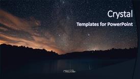  Presentation with lake dock - Theme featuring dock in stowe vermont background and a  colored foreground