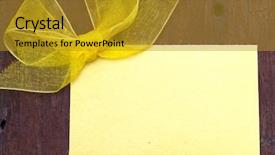  Presentation with note - PPT theme enhanced with rolled chicken with spinach and sun-dried tomatoes background and a tawny brown colored foreground