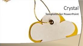  Presentation with information - Presentation enhanced with docket information - blank paper tag label card background and a white colored foreground