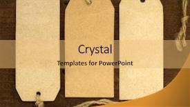  Presentation with blank - Amazing presentation theme having docket information - blank tags on the wooden backdrop and a yellow colored foreground