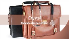  Presentation with cases - Amazing slides having doctor bag - cases and stethoscope isolated backdrop and a  colored foreground