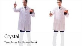  Presentation with donation - Colorful theme enhanced with doctor blood donation concept isolated white backdrop and a white colored foreground