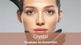  Presentation with skin surgery - Amazing slide set having doctor-checks-a-skin-before backdrop and a coral colored foreground