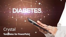  Presentation with medical concept - Audience pleasing presentation consisting of doctor-fills-out-medical-record backdrop and a tawny brown colored foreground