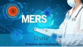  Presentation with record - Theme enhanced with doctor-fills-out-medical-record background and a teal colored foreground