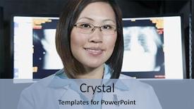  Presentation with doctor - Presentation theme enhanced with doctor in front of x background and a light blue colored foreground