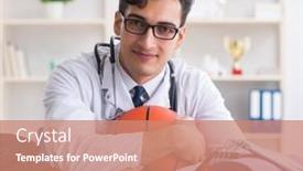  Presentation with sports doctor - Cool new theme with doctor-going-to-sports-during backdrop and a coral colored foreground