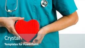  Presentation with medical heart - Theme featuring favourite popular interface best concept background and a gray colored foreground