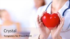  Presentation with sexy santa woman red - Amazing PPT layouts having doctor holding a red heart backdrop and a lemonade colored foreground