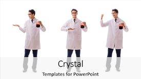  Presentation with donation - Presentation enhanced with doctor in blood donation concept background and a white colored foreground