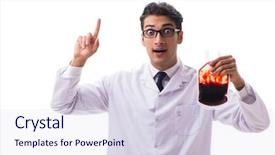  Presentation with donation - Beautiful PPT theme featuring doctor in blood donation concept backdrop and a  colored foreground