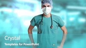  Presentation with mask - Cool new PPT theme with hair sleeping on white bad backdrop and a lemonade colored foreground