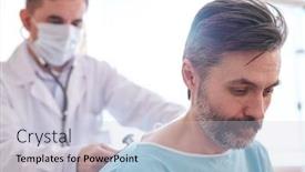  Presentation with lungs - Presentation enhanced with doctor-in-surgical-mask-using background and a lemonade colored foreground