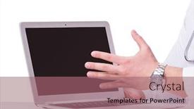  Presentation with mhealth - Presentation theme consisting of doctor-in-telemediine-mhealth-concept background and a violet colored foreground